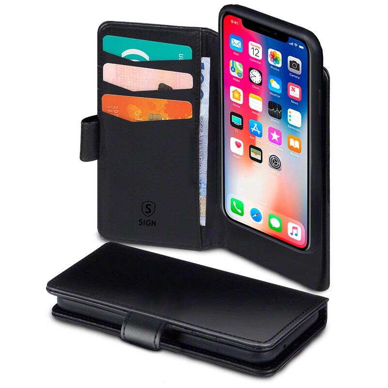 SiGN Wallet Skal 2-in-1 for iPhone 13 Pro - Black