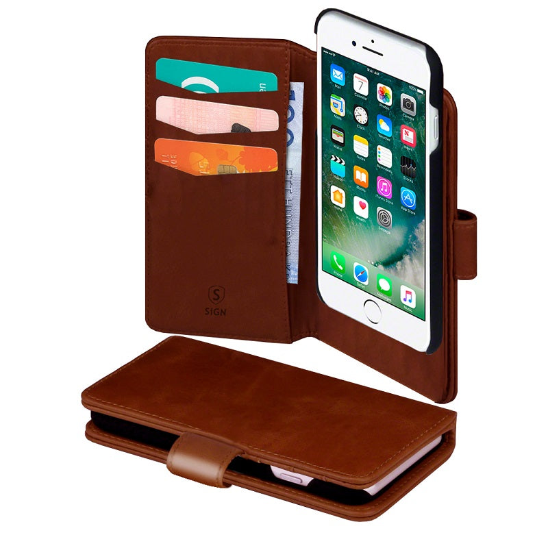 SiGN Fodral 2-in-1 for iPhone 6/6S/7/8 - Brown