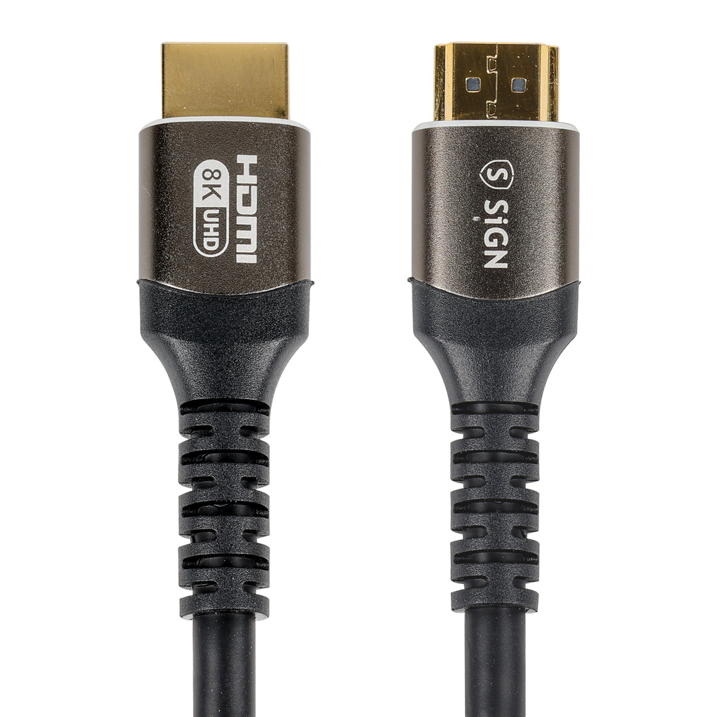 SiGN Premium HDMI 2.1 to HDMI 2.1 Cable 8K, 1m - Black
