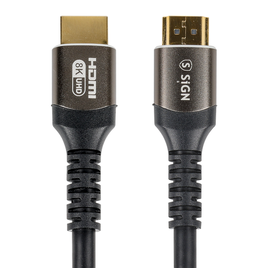 SiGN Premium HDMI 2.1 to HDMI 2.1 Cable 8K, 1m - Black