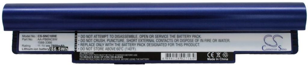Batteri for Samsung N110 (black) etc