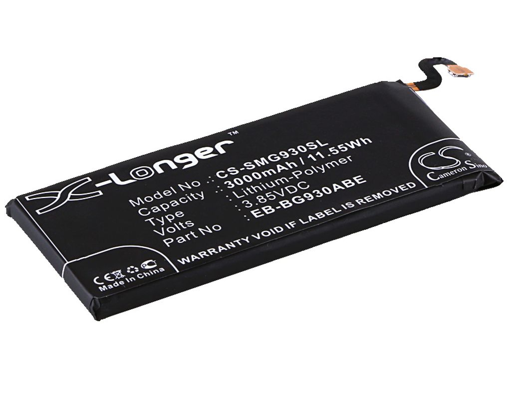 Batteri for Batteri for Samsung Galaxy S7 3000mAh, 3.85V