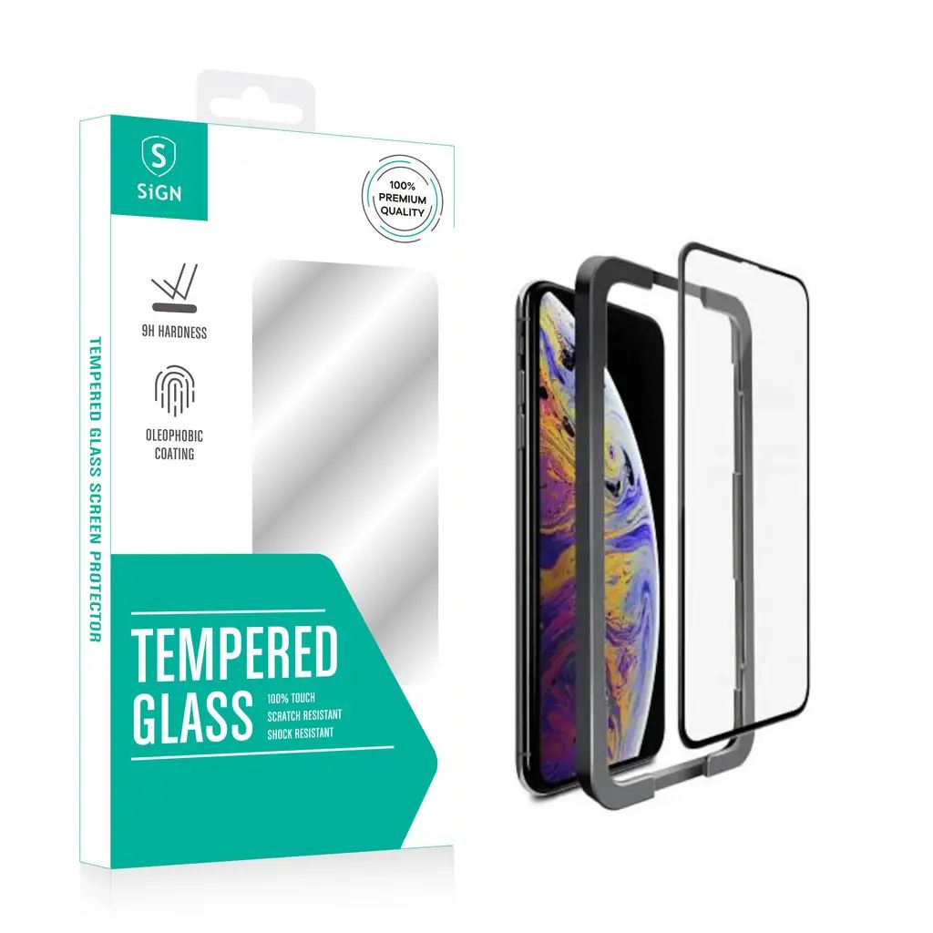 SiGN iPhone 15 Pro Max SiGN Skärmskydd Tempered Glass with Applicator Frame