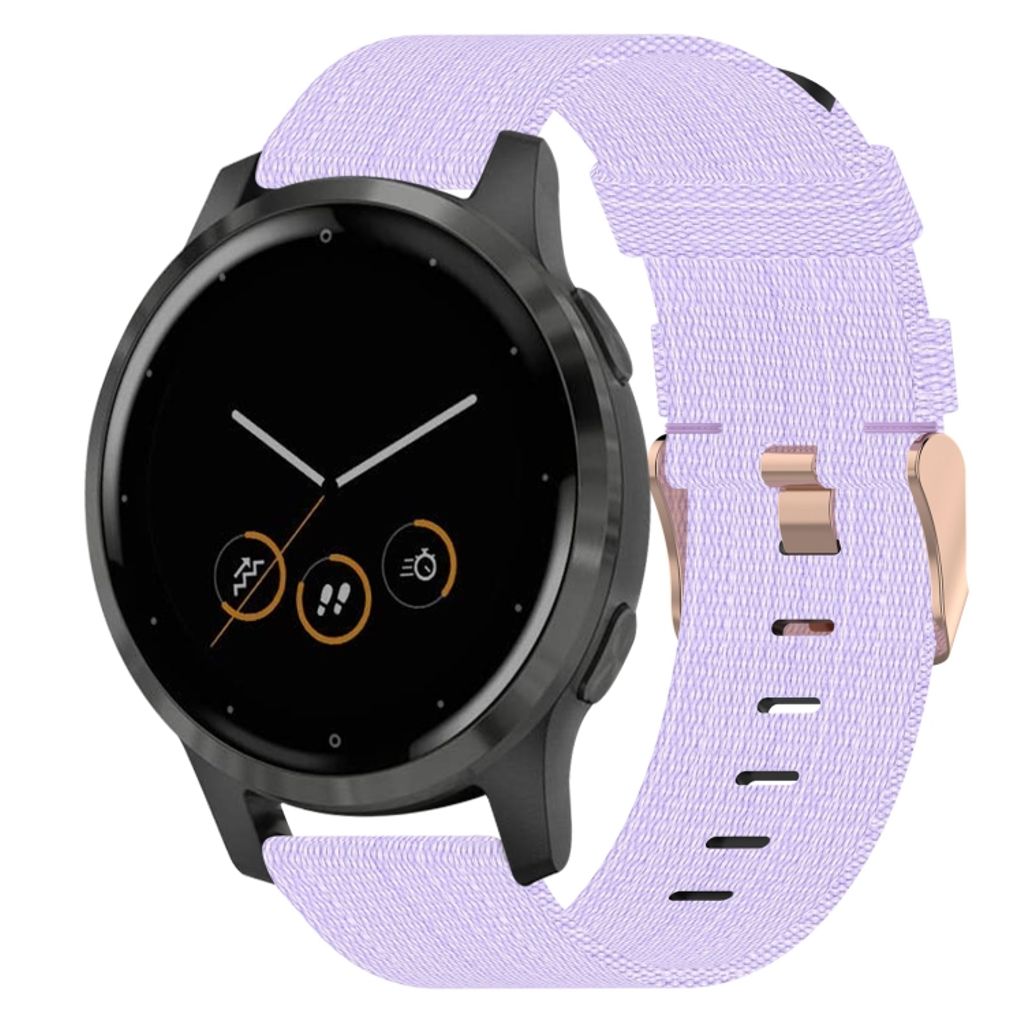 Garmin VivoActive 4S Nylon Watch Band - Purple