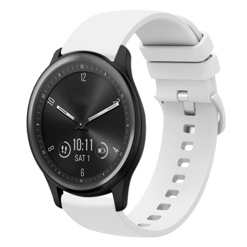 Garmin Vivomove Sport Silicone Watch Band - White