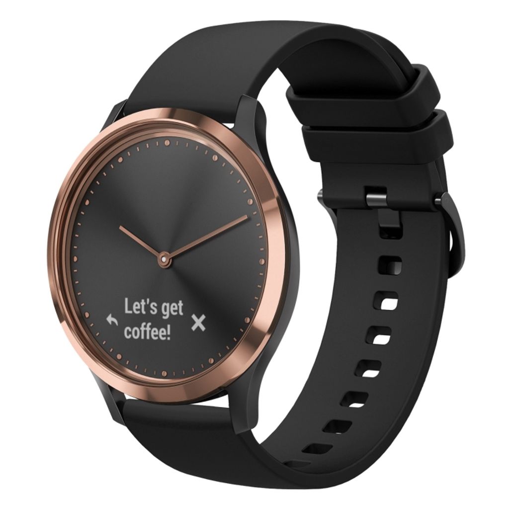 Garmin Vivomove HR Silicone Watch Band - Black