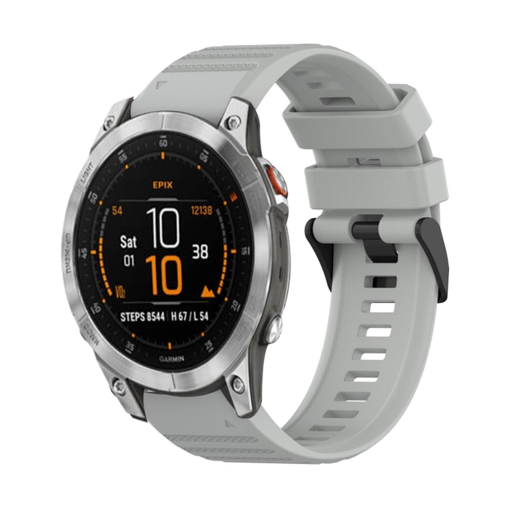 Garmin Epix Gen 2 Silicone Watch Band - Gray