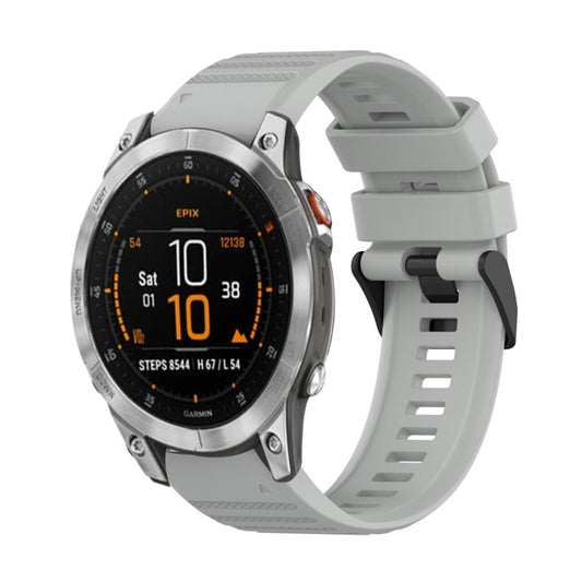 Garmin Epix Gen 2 Silicone Watch Band - Gray