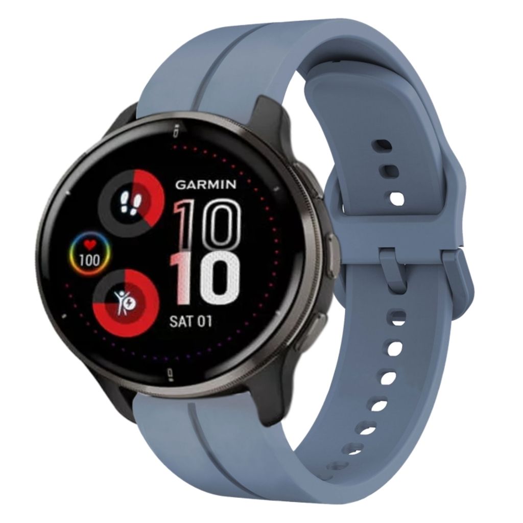 Garmin Venu 2 Plus Silicone Watch Band - Blue