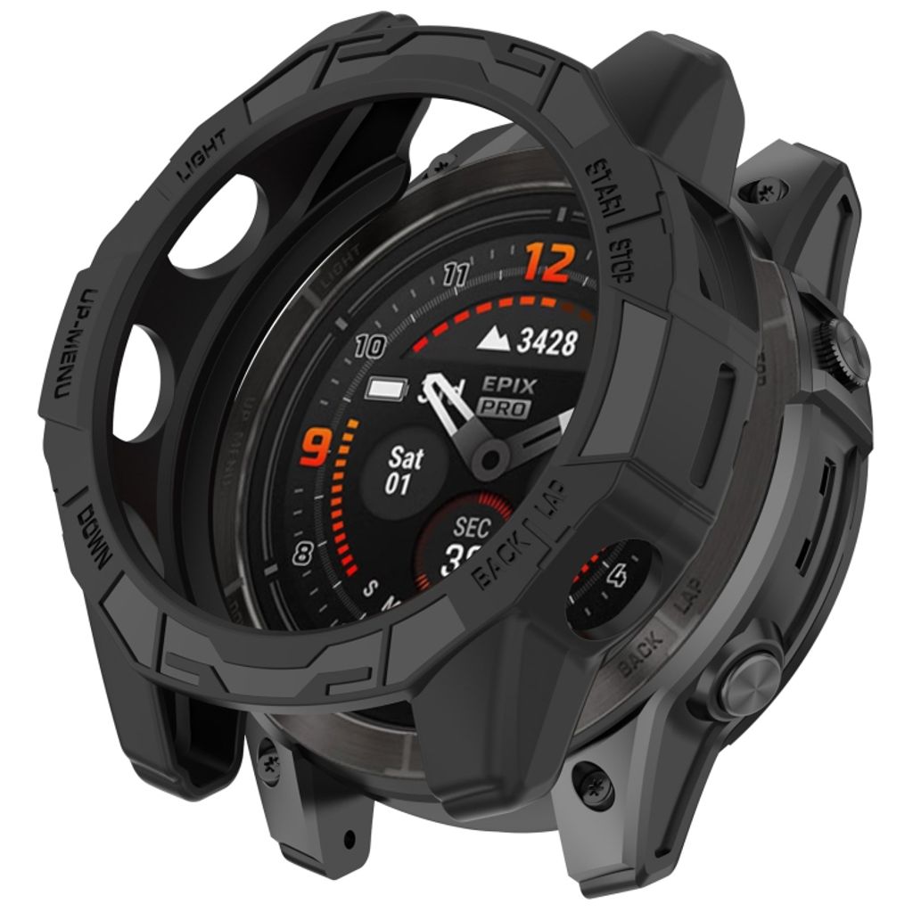 Garmin Epix Pro 51mm/Fenix 7X/7X Pro Skal till Smartklocka i TPU - Svart