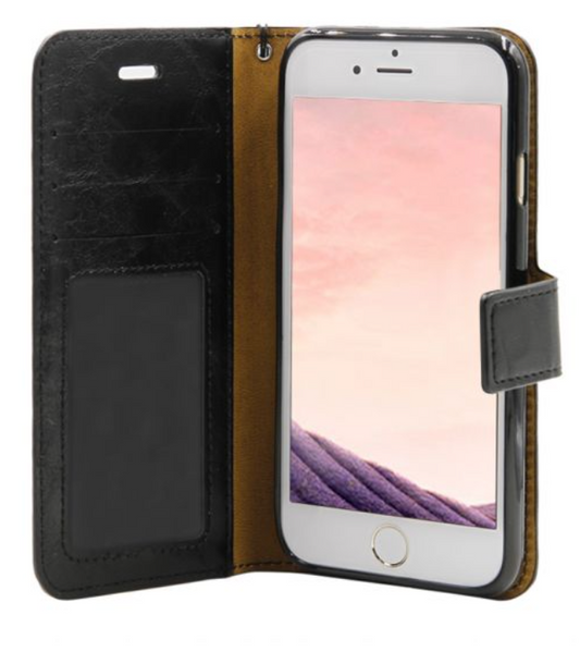 iPhone 7/8 Plånboksfodral med Avtagbart Skal - Svart