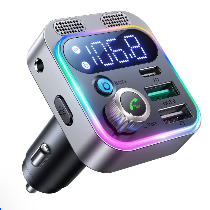 SiGN Bluetooth FM Transmitter & Fast Charger for Car 48W