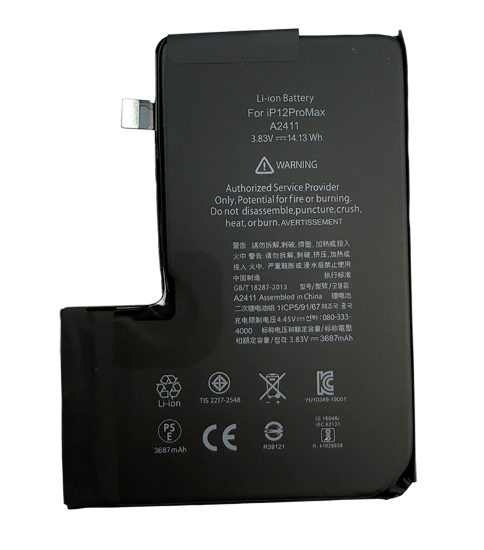 iPhone 12 pro max Batteri - Premium