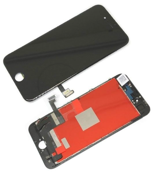 iPhone 8/SE/2nd/3rd LCD-Skärm, Original parts, Svart