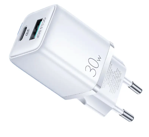 SiGN Mini Quick Charger USB & USB-C, PD & Q.C3.0, 3A, 30W - White