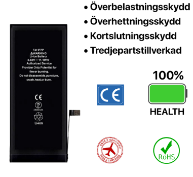 iPhone 7 Plus Batteri Hög Kvalité