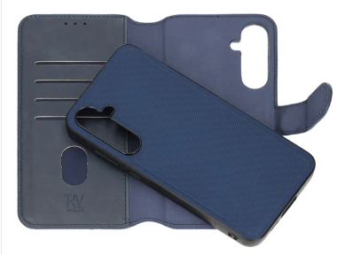 Rvelon Magnetiskt Plånboksfodral för Samsung Galaxy A15 – Veganskt Läder