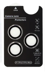 Skydda kameran – Härdat Glas i Grå Titanium för iPhone 17 Pro Max