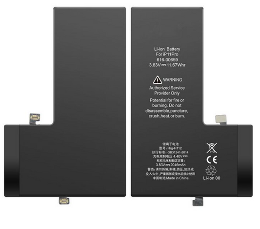 Högkapacitetsbatteri för iPhone 11 Pro – 3300 mAh