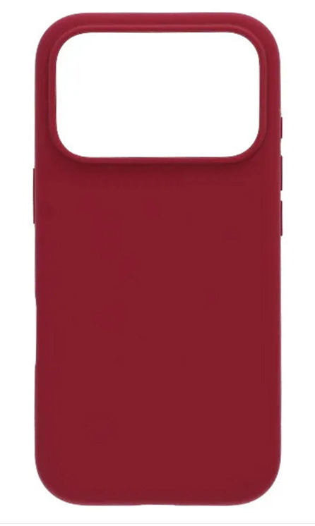 Rvelon Mobilskal Silikon MagSafe för iPhone 17 Pro - Röd