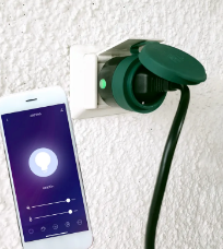 3- PACK ! Smart WiFi Uttag för Utomhus – IP44, 16A