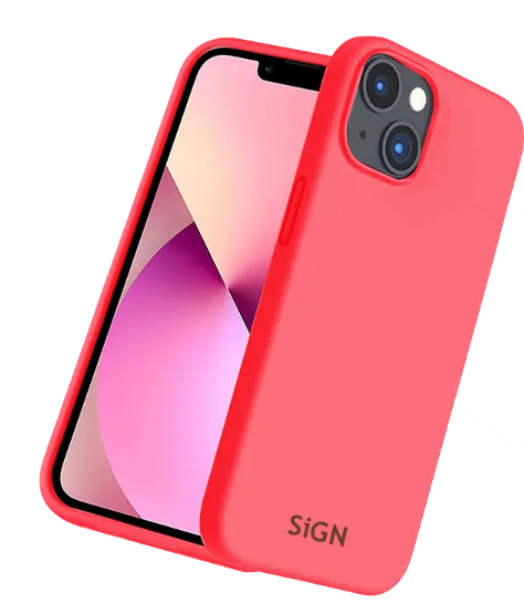 SiGN Liquid Silicone Case for iPhone 14 - Watermelon Red