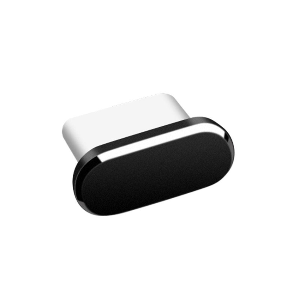 Mobile Phone Charging Port Dust Cover USB-C - Black