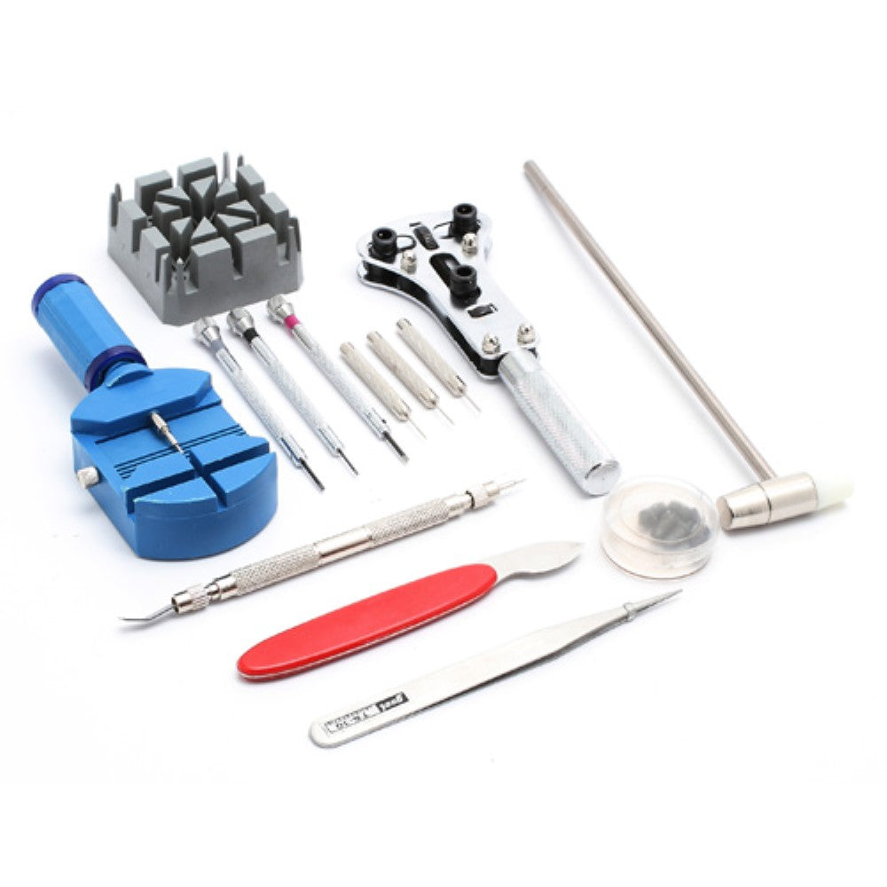 Tool Kit for Repairing Watches, 14 pieces