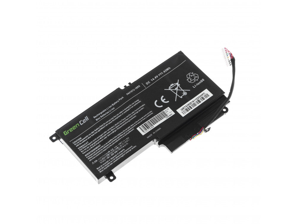 Green Cell Battery for Toshiba Satellite L50-A L50-A-19N etc., 14.4V 2838mAh