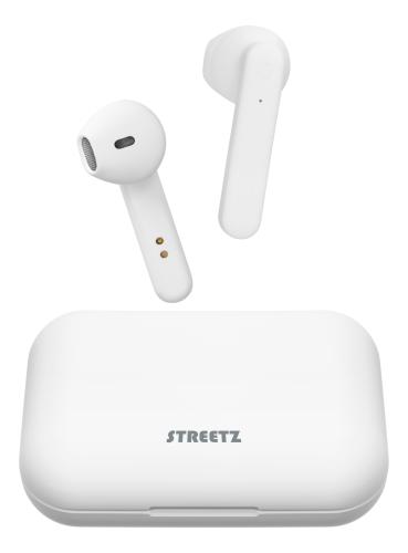 STREETZ True Wireless Stereo hörlurar med laddningsetui, semi-in-ear, BT 5, matt