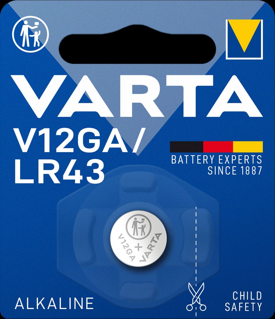 VARTA Alkaline Special Battery V12GA/LR43