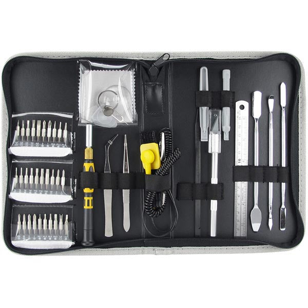 Sprotek STE-3646 - Complete tool kit for smartphones and other devices, 45 pieces