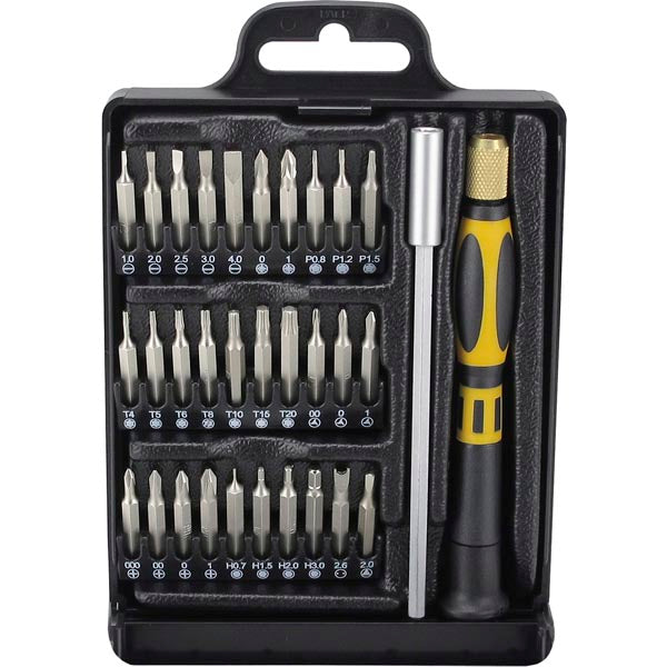 Sprotek STE-6038 - Kit with tools for smartphones, tablets and laptops, 32 parts