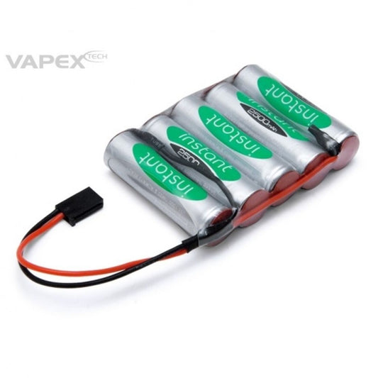 Mottagarack 6V 2500mAh NiMH Instant Flat
