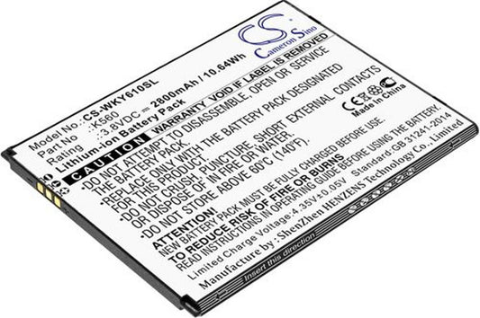 Battery for Wiko Y61 etc