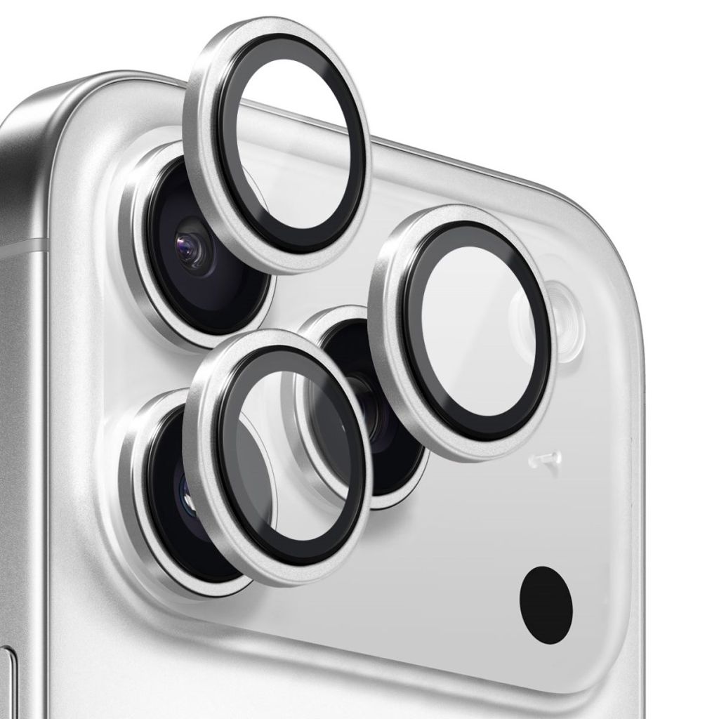 NORTHJO iPhone 17 Pro Max / 17 Pro Lens protector 9H - Silver
