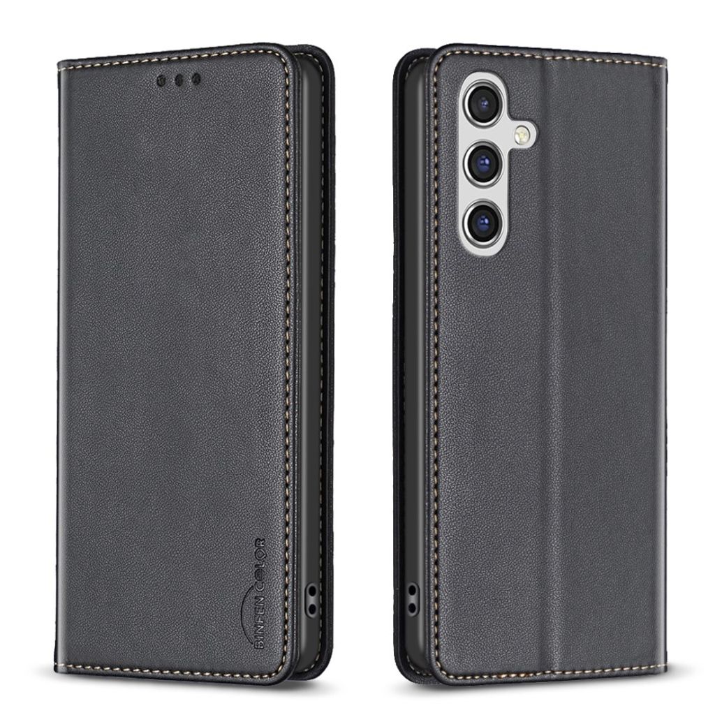 BINFEN COLOR Samsung Galaxy S25 FE fodral with stativ – svart