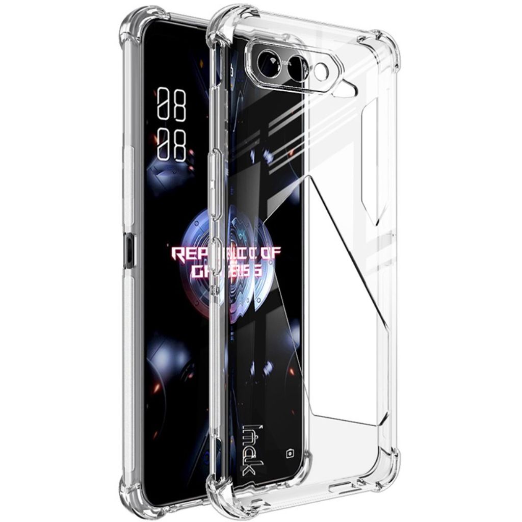 IMAK Asus ROG Phone 5 etc. skal with skärmskydd – Transparent