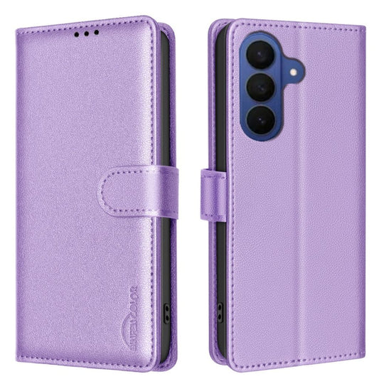 BINFEN COLOR Samsung Galaxy A57 5G Wallet Cover RFID Blocking - Purple