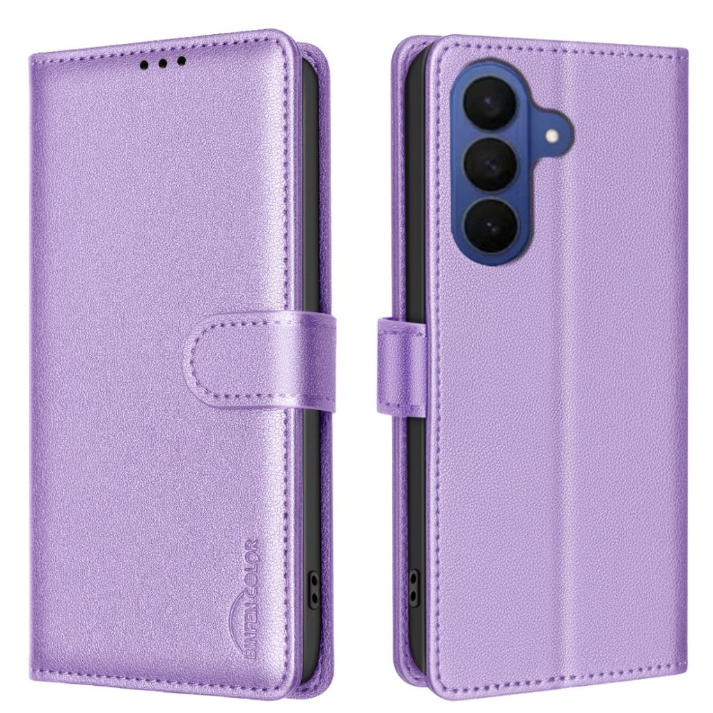 BINFEN COLOR Samsung Galaxy A57 5G plånboksfodral RFID Blocking – lila