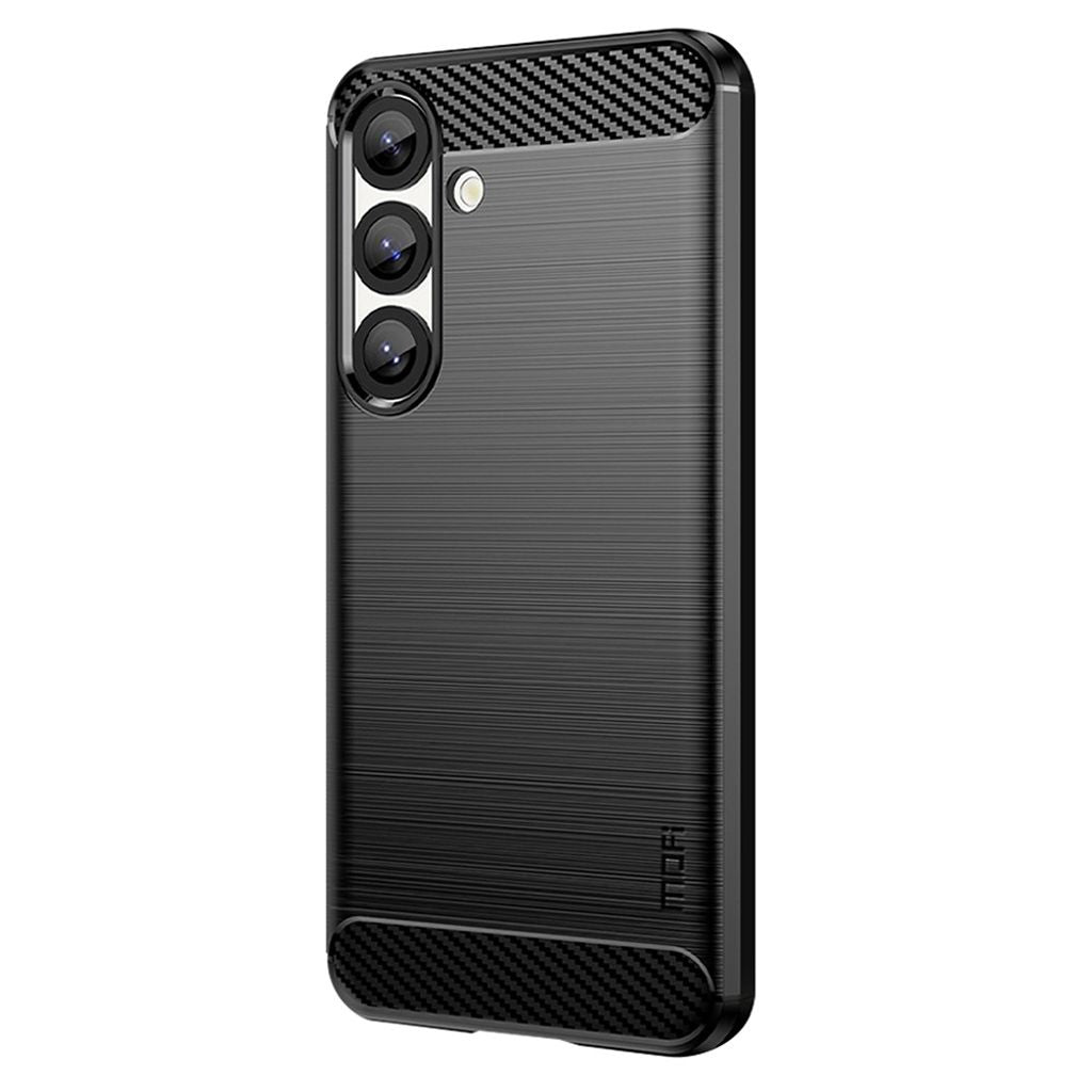 MOFI Samsung Galaxy S25 Carbon Fiber Case - Black
