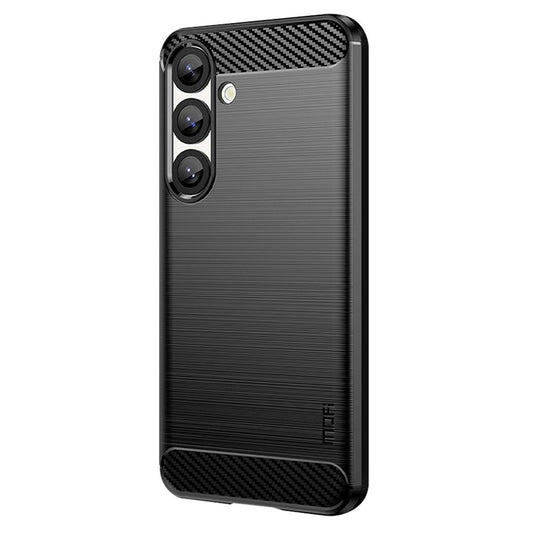 MOFI Samsung Galaxy S25 Carbon Fiber Case - Black