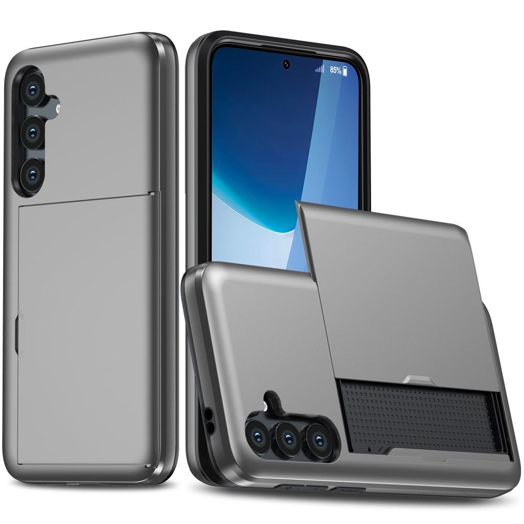 Samsung Galaxy S24 FE Case with Card Holder - Gray