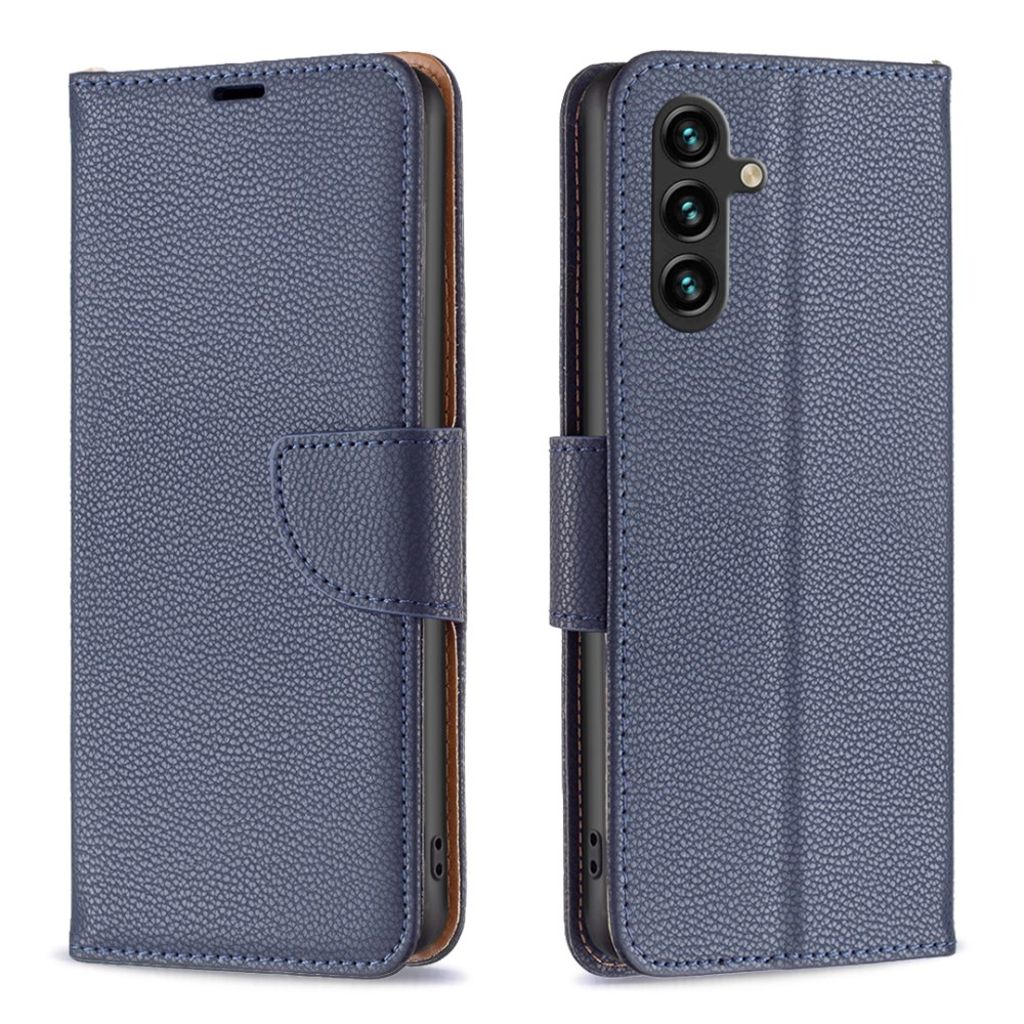 Samsung Galaxy A35 5G Textured fodral – blå