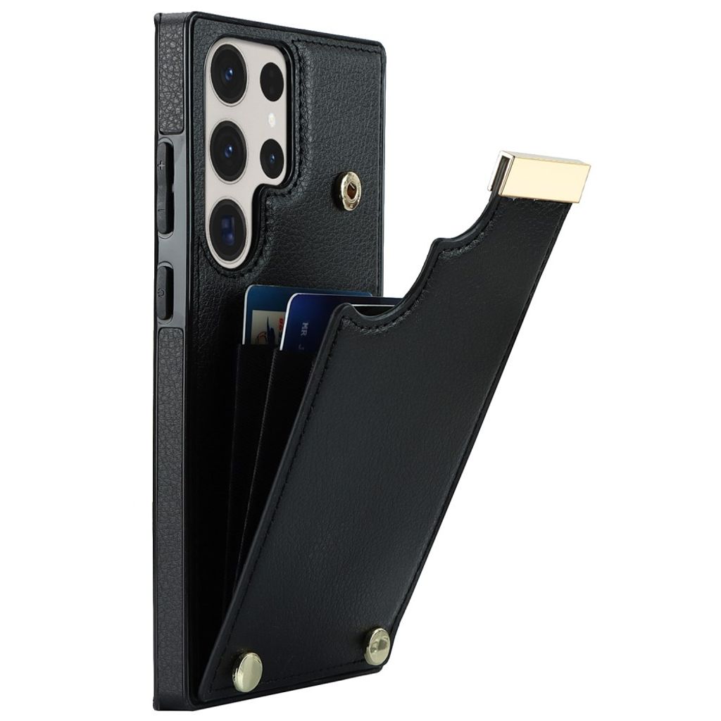Samsung Galaxy S23 Ultra Case with card holder - Black