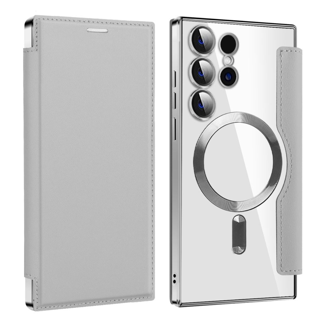 Samsung Galaxy S24 Ultra fodral with MagSafe – silver