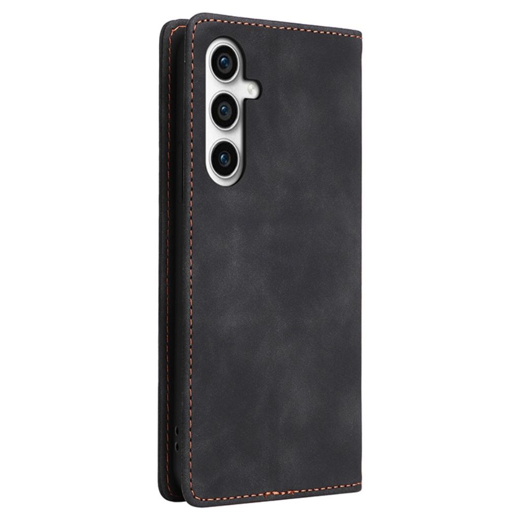 Samsung Galaxy S23 FE wallet cover with a stand - Black