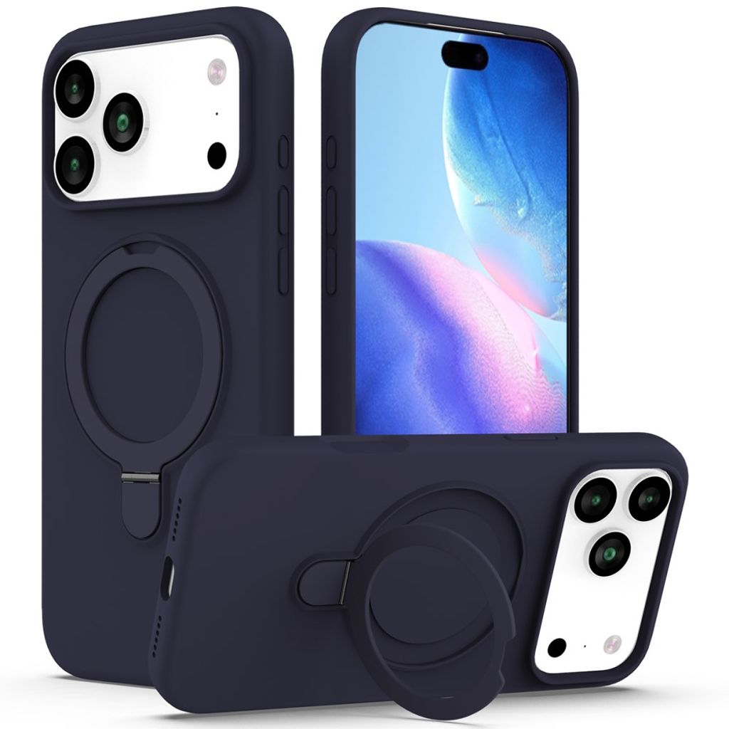 iPhone 17 Pro Max Case MagSafe Kickstand - Midnight Blue