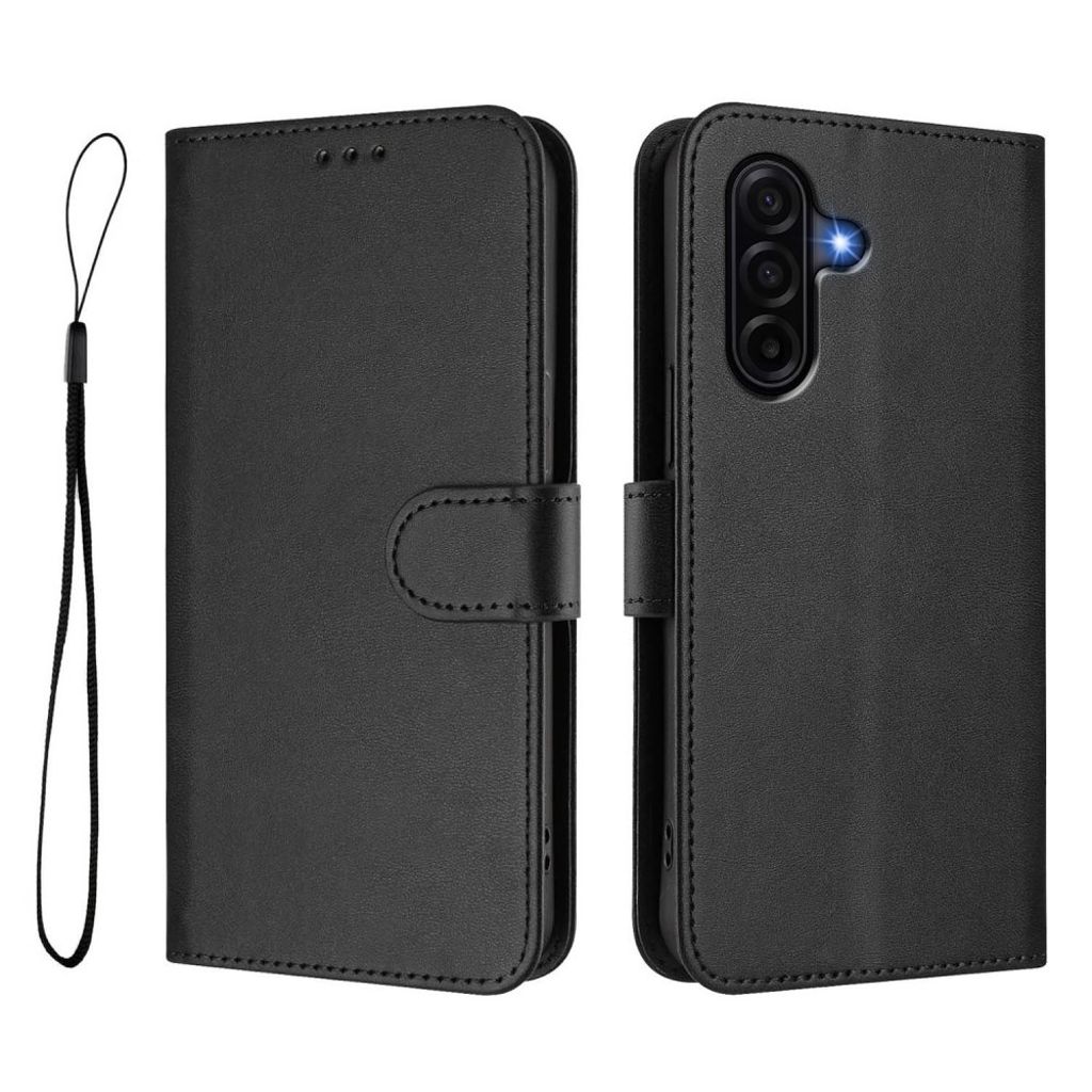Samsung Galaxy A57 5G plånboksfodral RFID Blocking stativ – svart