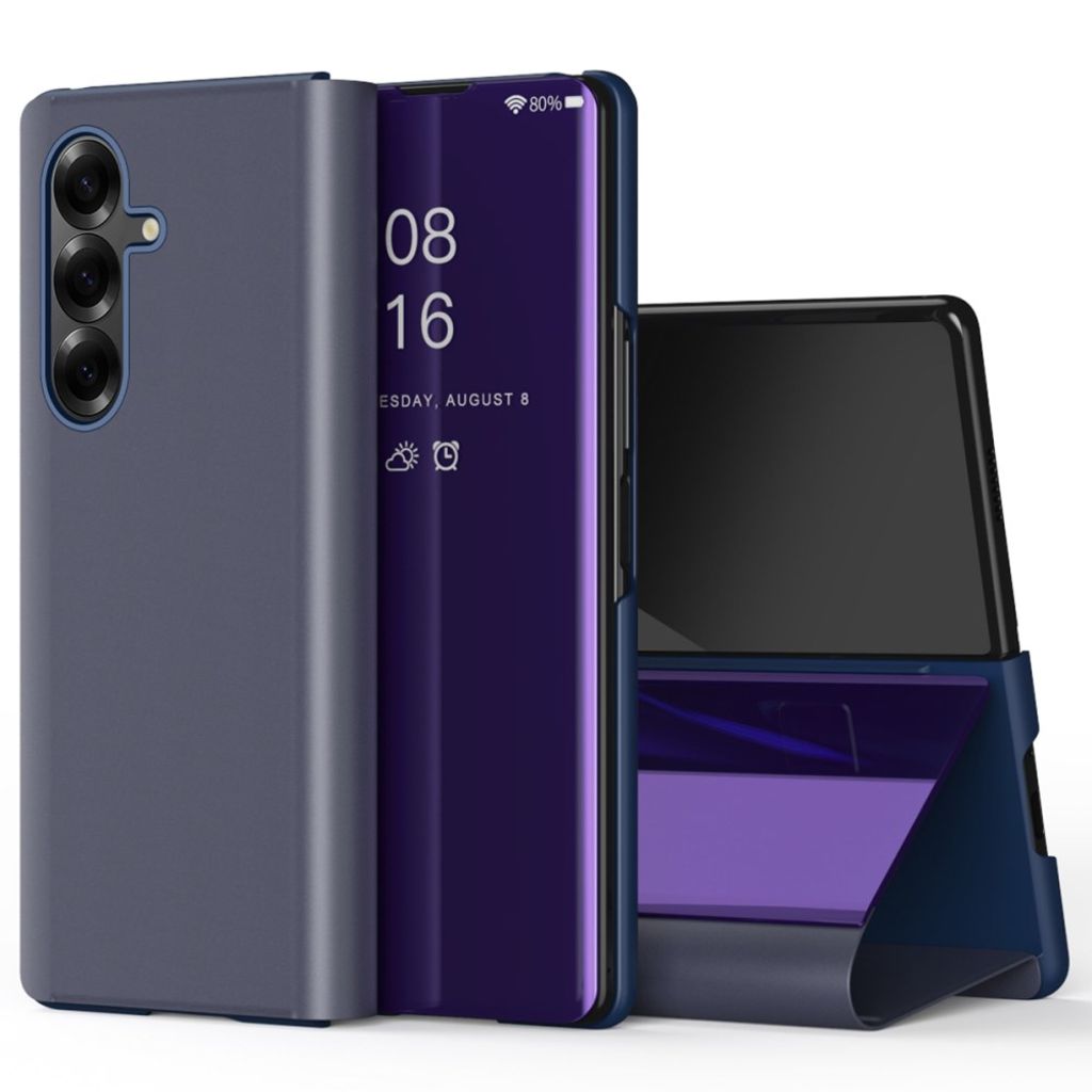 Samsung Galaxy Z Fold7 5G fodral with translucent view – lila